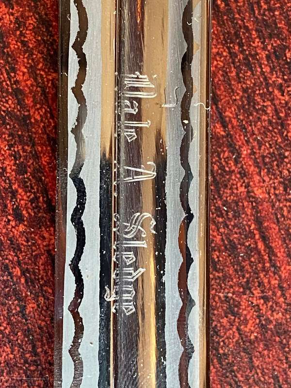 Post WW2 US Marine Corps Officers Sword and Scabbard by Officers Equipment U.S.M.C. Seria