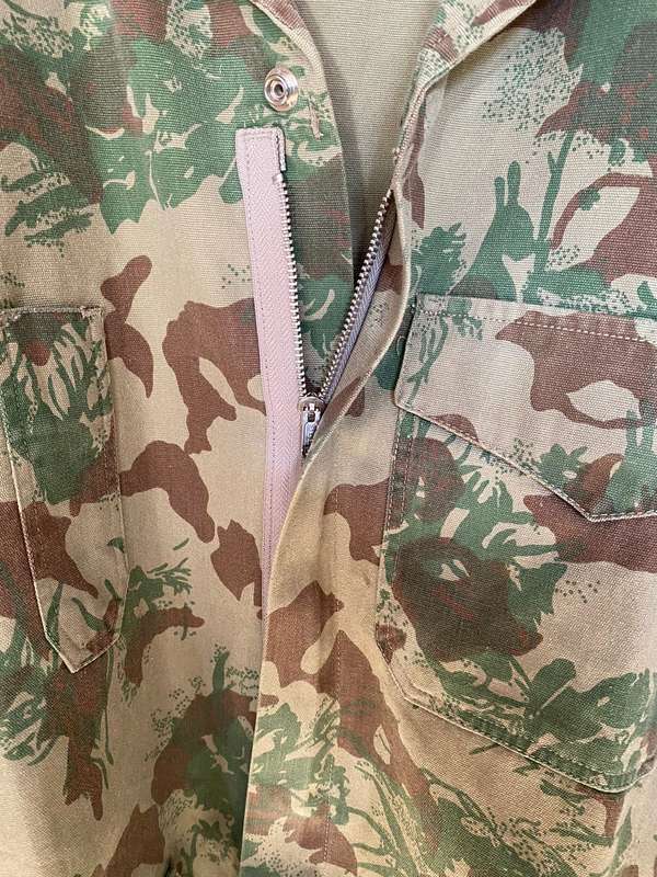 POLICE SPECIAL TASK FORCE 2ND PATTERN CAMO JACKET-SIZE XTRA LARGE-MEASURES 60 CM ARMPIT TO ARMPIT-US