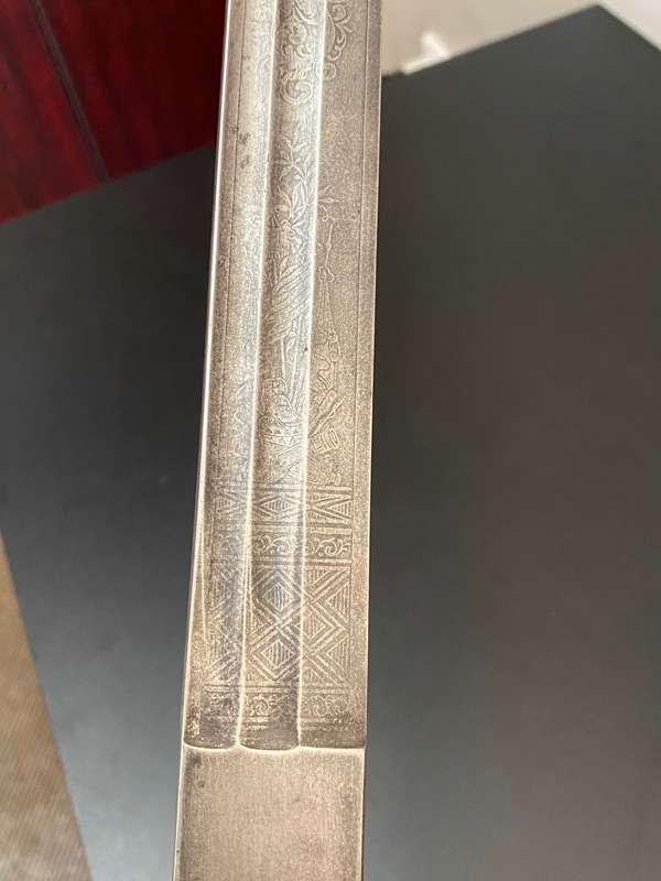 WW1 GERMAN M1889 PRUSSIAN INFANTRY OFFICERS SWORD-BY SCARCE MAKER J. ROBRECHT HOFLIEFERANT BERLIN(CL