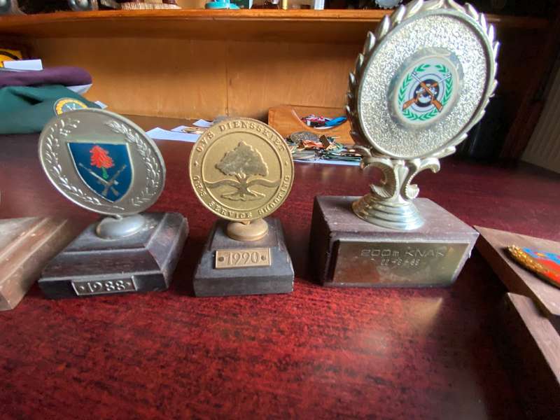 SELECTION OF 5 SHOOTING MEDALS-SOLD TOGETHER