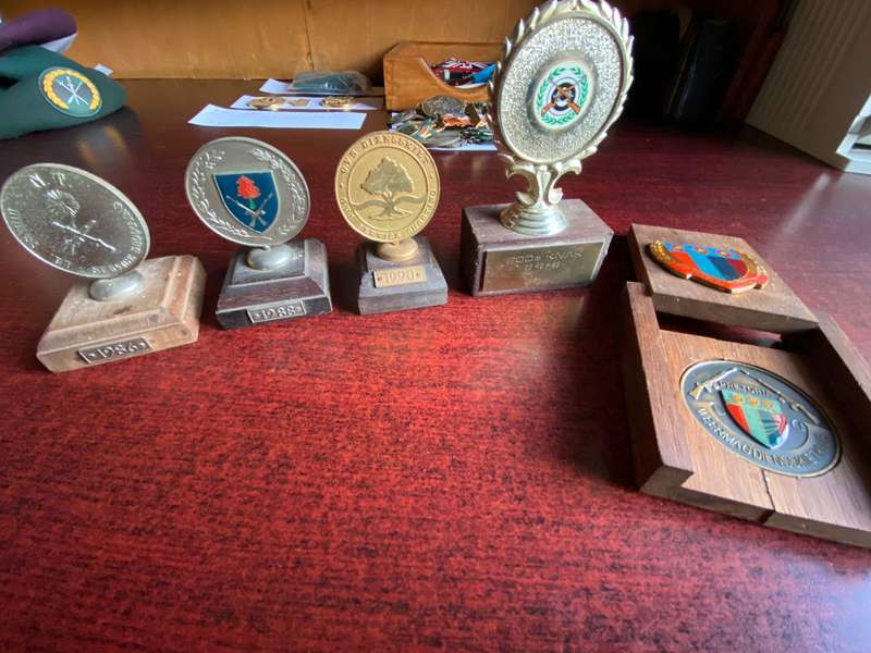 SELECTION OF 5 SHOOTING MEDALS-SOLD TOGETHER