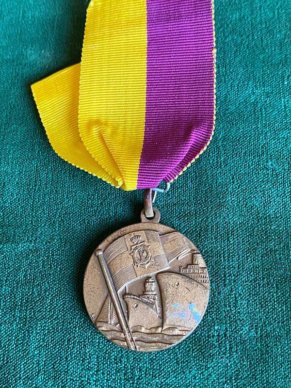 BRONZE MEDAL OF THE ITALIAN NAVAL LEAGUE