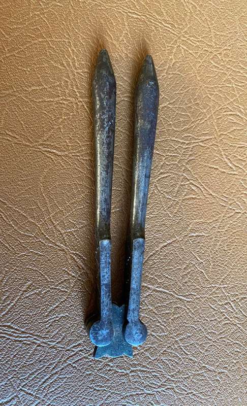 VINTAGE ,METAL NUTCRACKER-VICTORIAN-OVERALL LENGTH 12 CM