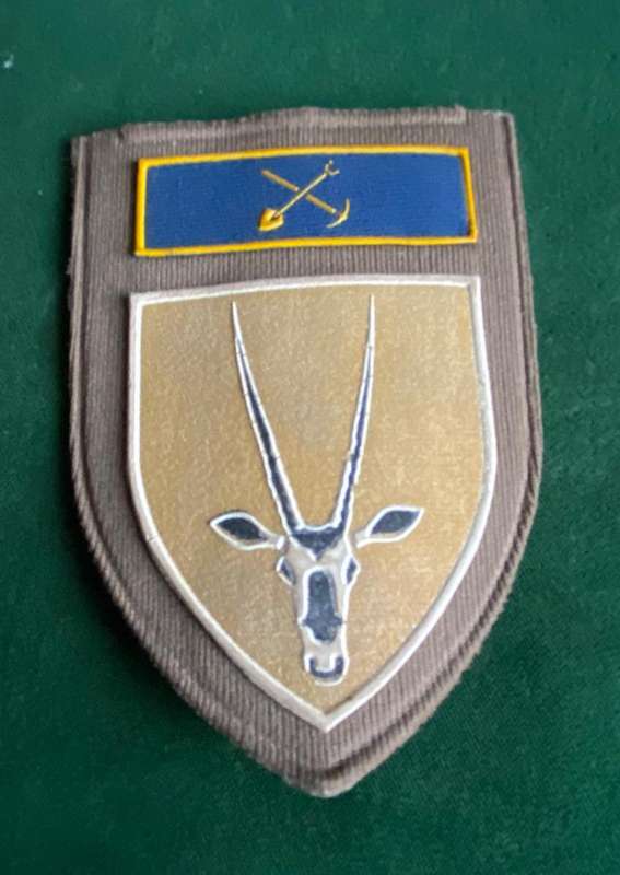 8 SA INF. BATTALION TUPPER FLASH-ONE PIN