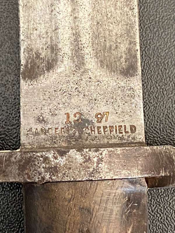 BRITISH LEE ENFIELD 1888 BAYONET-NO SCABBARD