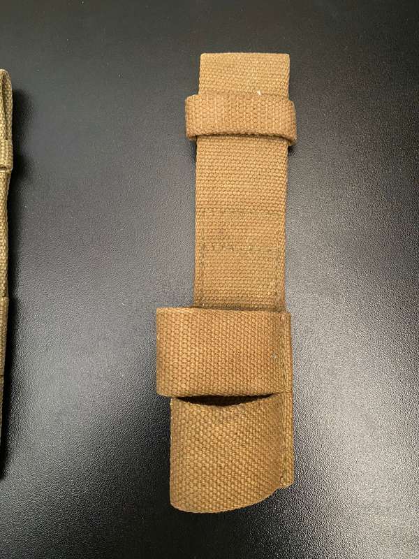 P37 FROG WITH CUT AND STITCHED LOOP FOR THE .303 SPIKE BAYONET