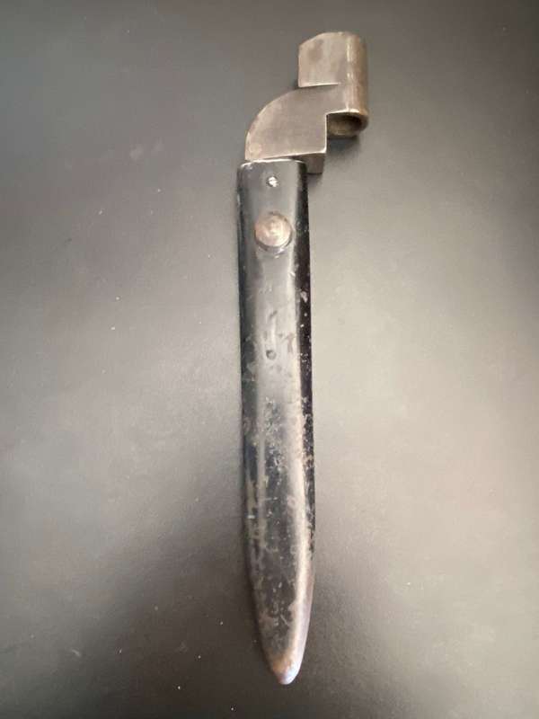 NO 9 BAYONET M50 MARKING ON IT WITH METAL SCABBARD