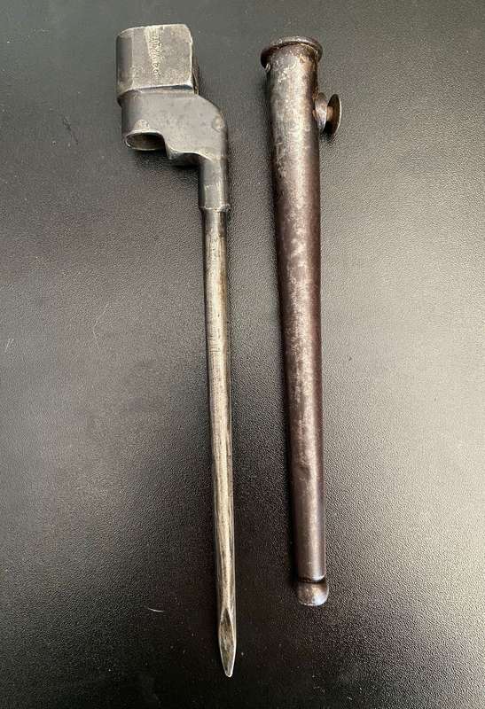 NO 4 M2 SPIKE BAYONET WITH METAL SCABBARD