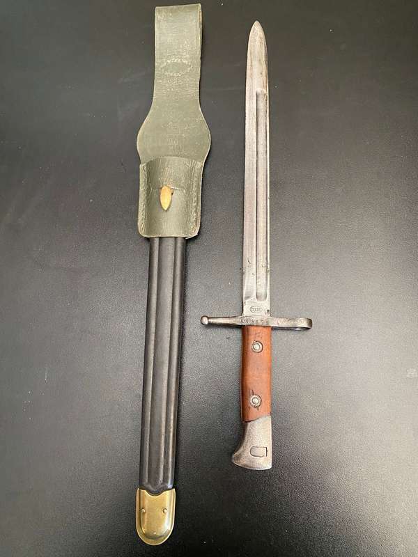 ITALIAN M1870 BAYONET WITH SCABBARD AND FROG