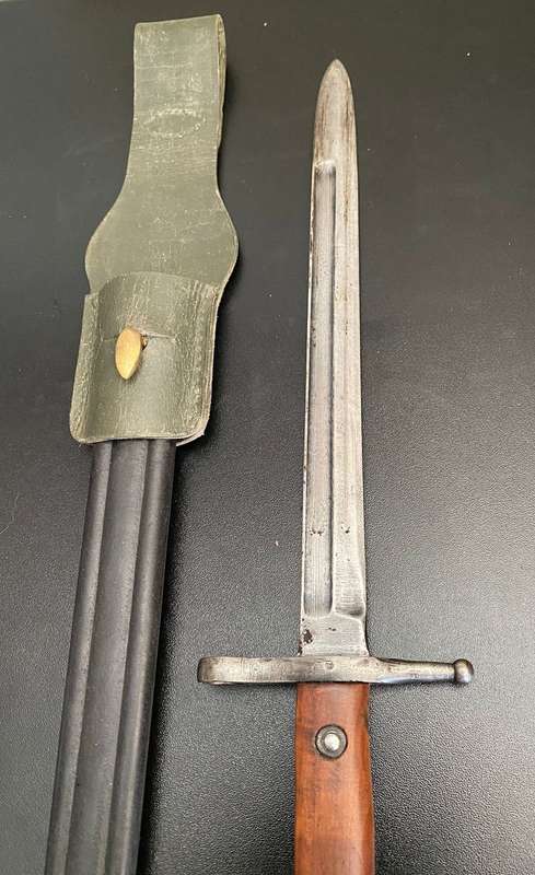 ITALIAN M1870 BAYONET WITH SCABBARD AND FROG