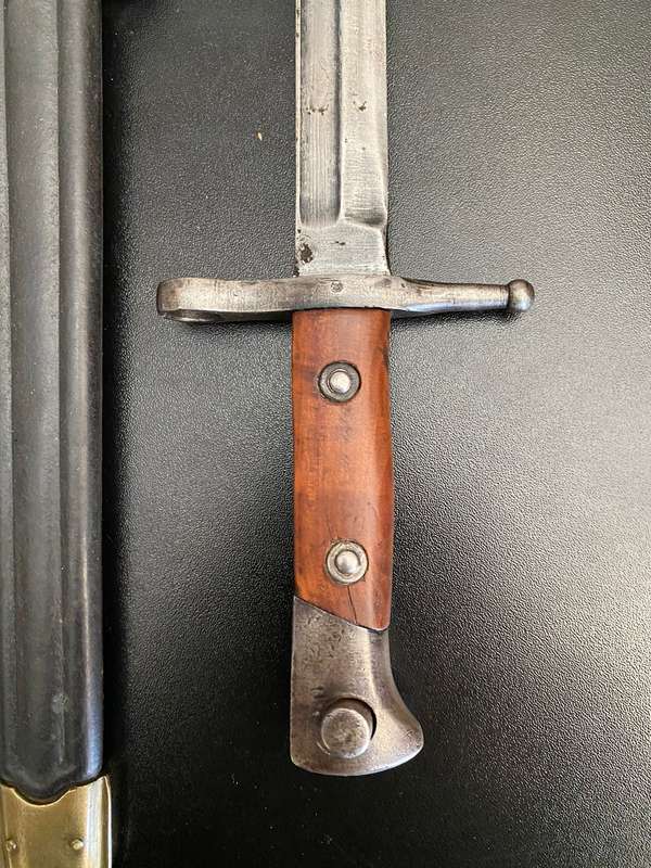 ITALIAN M1870 BAYONET WITH SCABBARD AND FROG