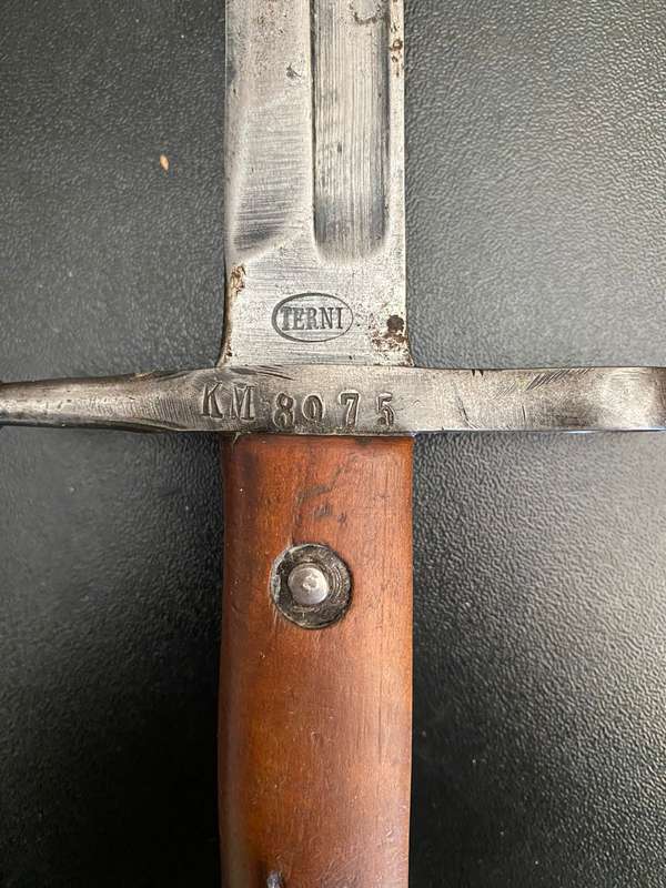 ITALIAN M1870 BAYONET WITH SCABBARD AND FROG