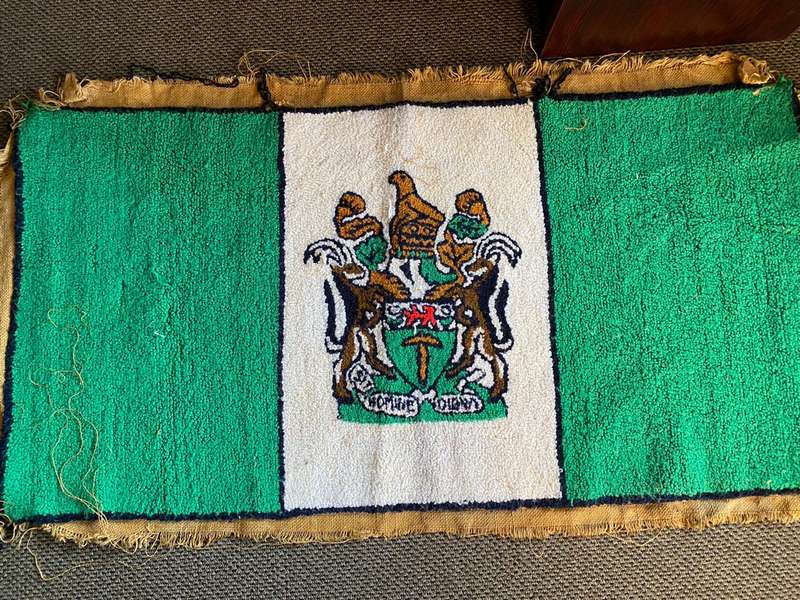 RHODESIAN WALL HANGING -MEASURES 124 X 64 CM