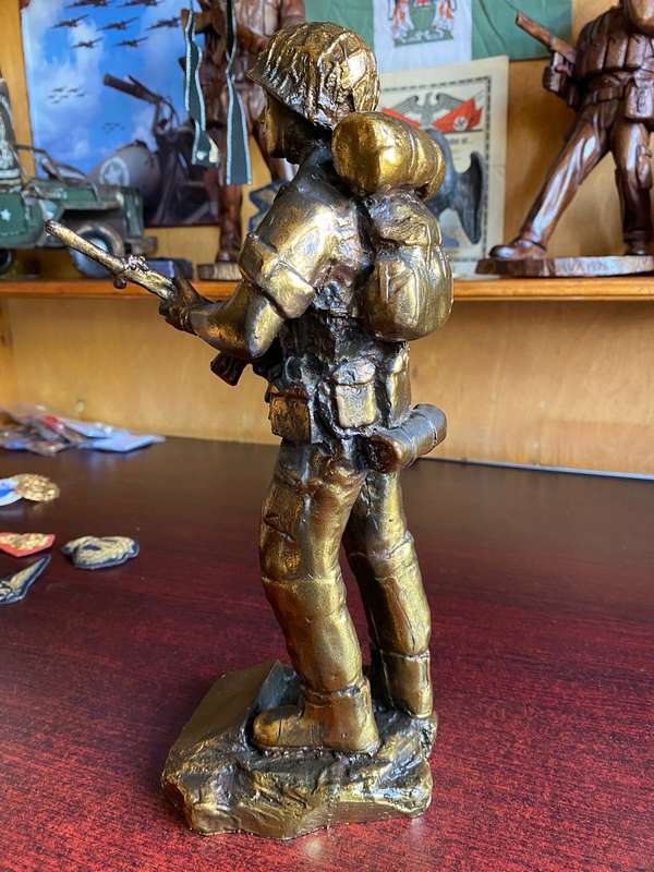SADF BORDER WAR PERIOD FIGURE-HEIGHT 31 CM-MADE FROM HARD RESIN