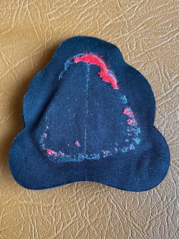 SA NAVAL WARRANT OFFICERS CAP BADGE-WORN 1961-2003