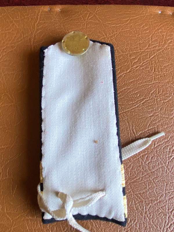 SA NAVY LIEUTENANTS HARD SHOULDER STRAP