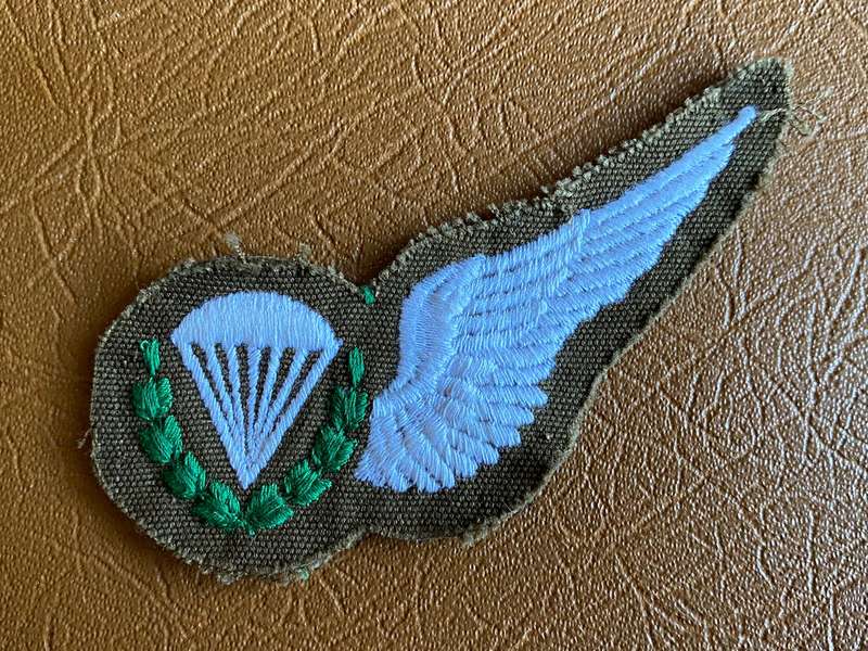 FIRST ISSUE 1960'S ASSISTANT PARA JUMP INSTRUCTOR WING- COMBAT UNIFORM-SCARCE