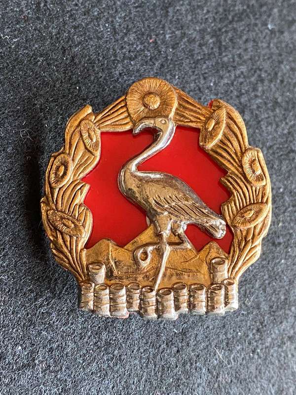 2 SA INFANTRY BATTALION BI/METAL CAP BADGE