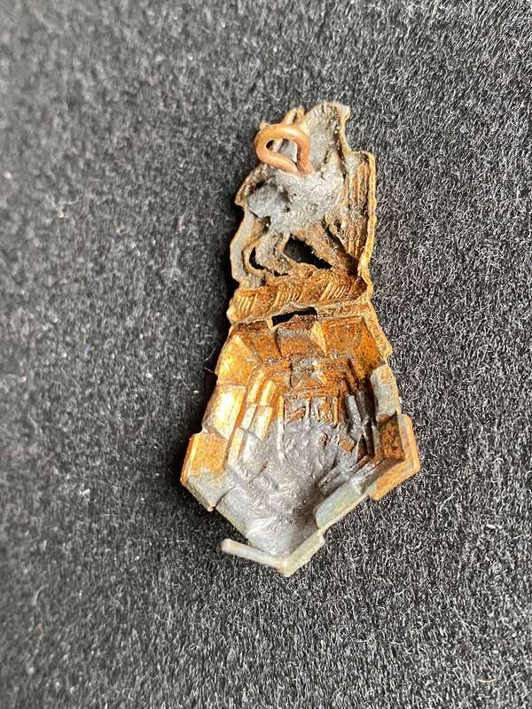 STAFF CORPS COLLAR BADGE-WORN FROM LATE 1960'S-ONE LUG