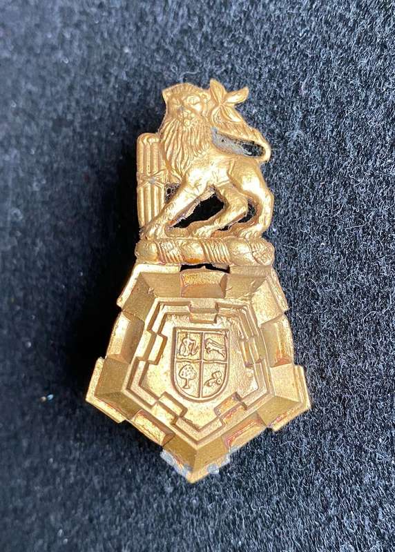 STAFF CORPS COLLAR BADGE-WORN FROM LATE 1960'S-ONE LUG