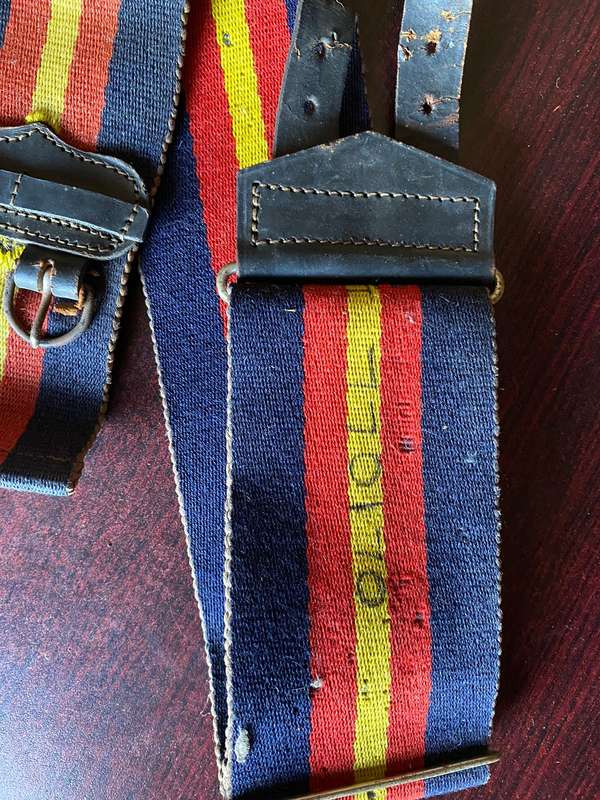 RHODESIAN ARMY SERVICE CORPS STABLE BELT -EXTENDED LENGTH 93 CM