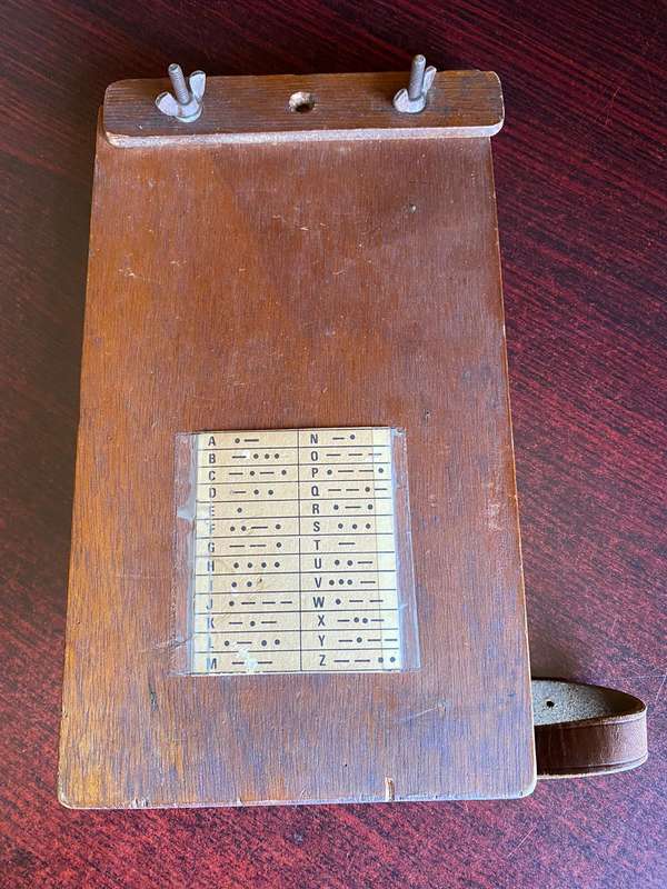 SAAF/WW2 SINGLE SEATER,PILOTS KNEE BOARD