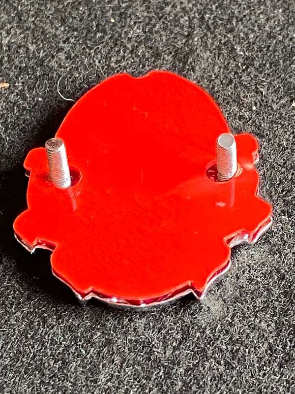 NORTH WEST COMMAND CAP BADGE-WORN 1986-1990'S- 2X SCREW LUGS-SCARCE