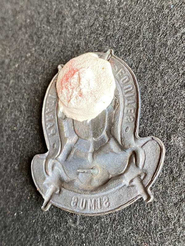 EQUESTRIAN CENTRE BERET BADGE-WORN 1986-2000'S- ONE PIN