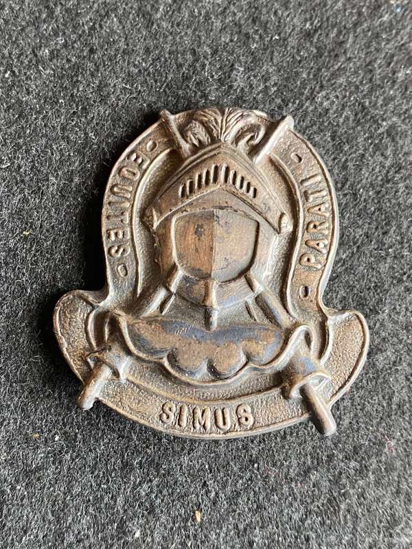 EQUESTRIAN CENTRE BERET BADGE-WORN 1986-2000'S- ONE PIN