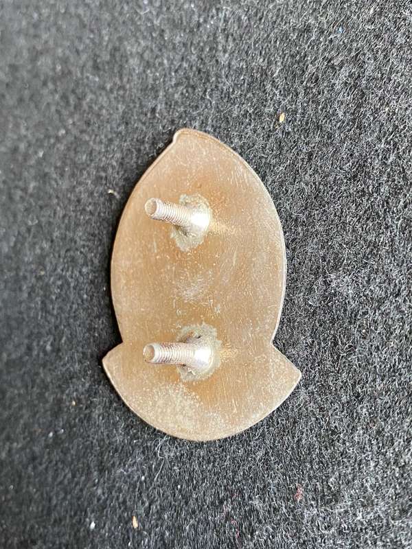 113 BATTALION BERET BADGE-WORN 1980-1990'S- 2 LUGS
