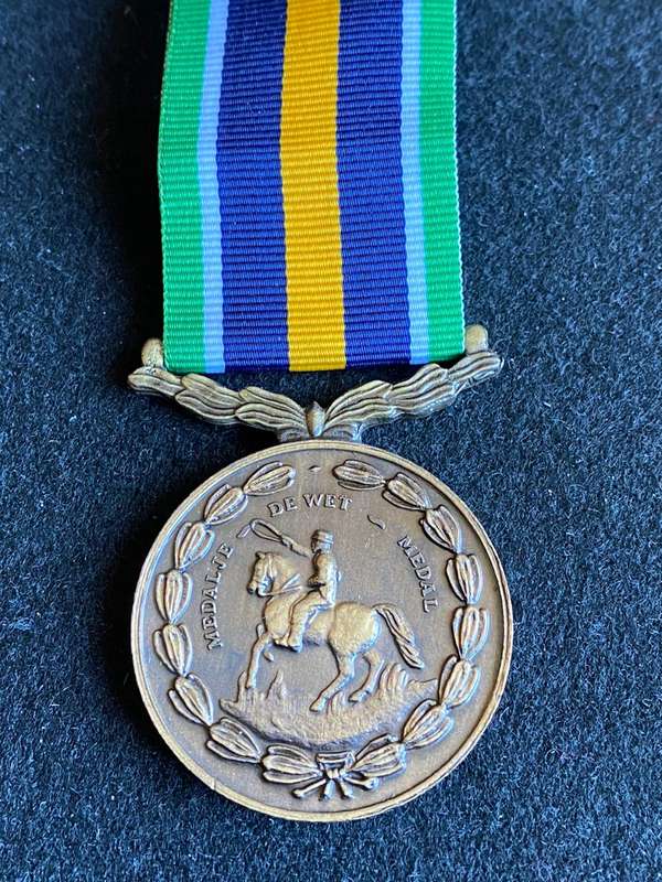 DE WET MEDAL FULL SIZE-NUMBERED