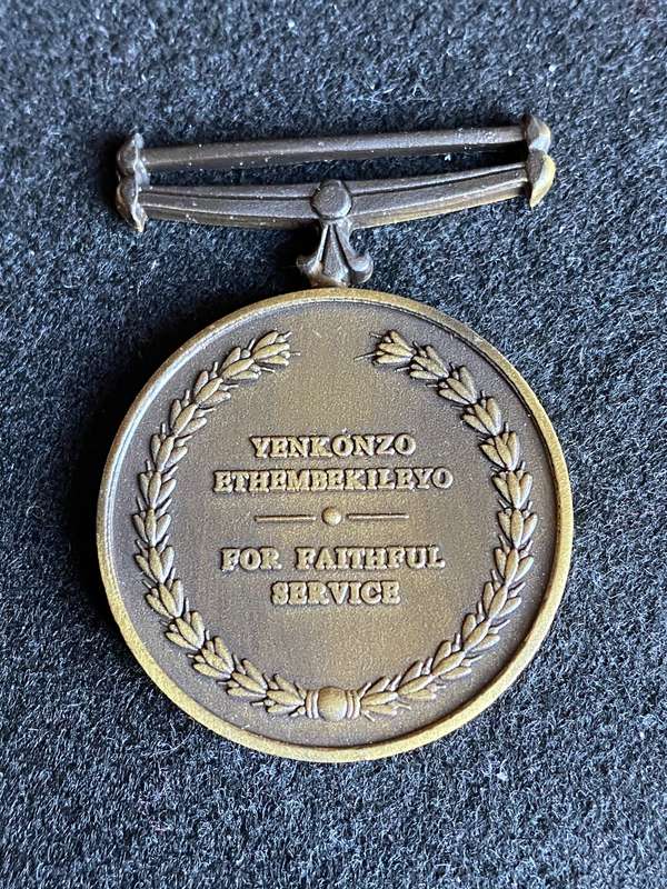 FULL SIZE TRANSKEI,FAITHFUL SERVICE MEDAL