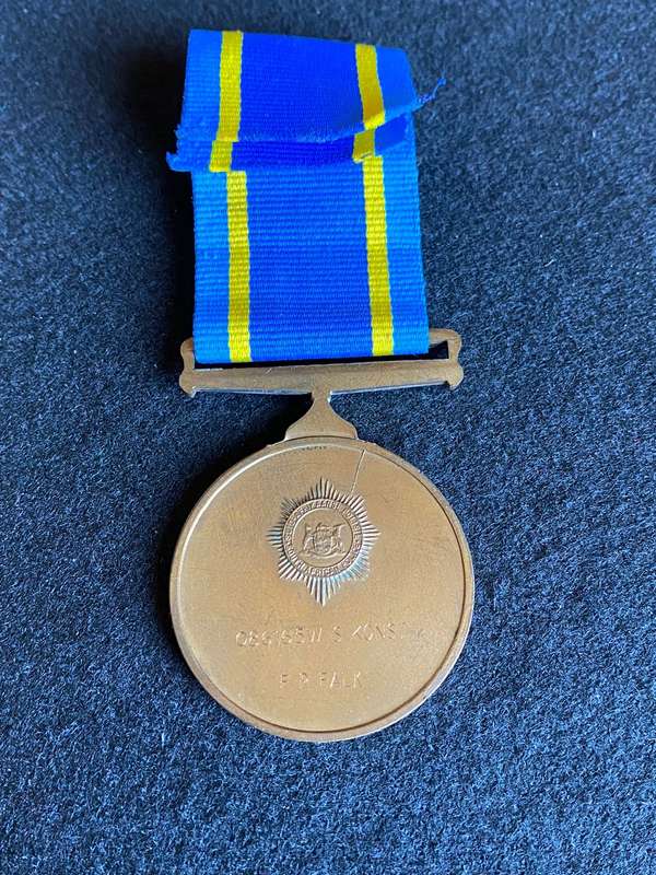 POLICE 75TH ANIVERSARY-FULL SIZE MEDAL