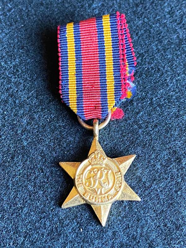 WW2 MINIATURE BURMA STAR