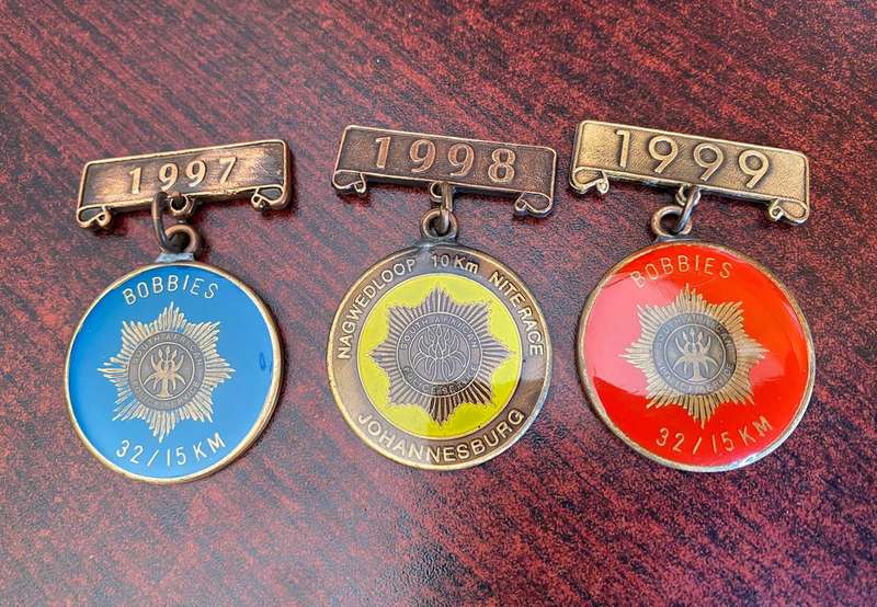 POLICE SPORT MEDALLIONS- 3 SOLD TOGETHER