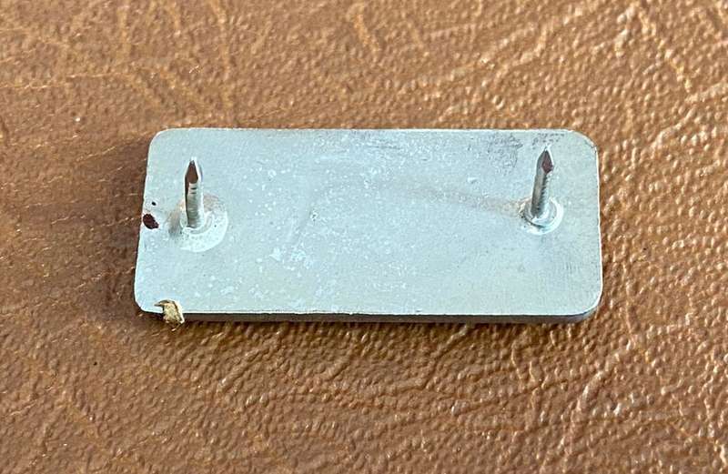 POLICE HANDGUN QUALIFICATION BREAST BADGE- 2 PINS