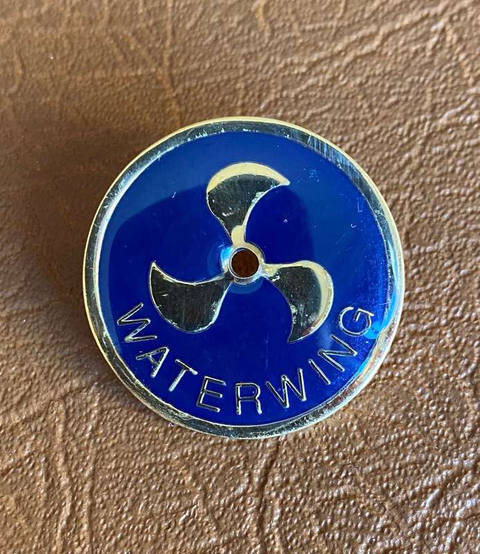 POLICE WATER WING BREAST BADGE- 2 PINS