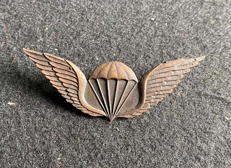 TRANSKEI SPECIAL FORCES,BRONZE NCO'S PARACHUTE WING- 2 PINS