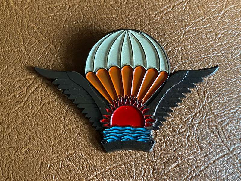 MALAWI BRONZE FREE FALL PARA WING-OTHER RANKS-ISSUED MARCH 1995- ONE PIN