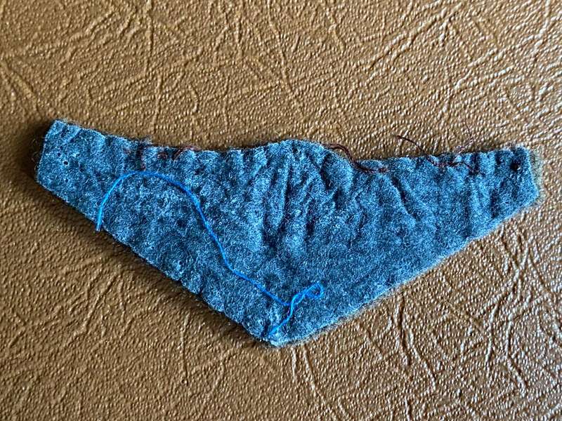 CISKEI PARACHUTE WING-SUBDUED-THIS WAS THE LAST PATTERN-IT ALSO CAME ON A CAMOUFLAGE BACKING