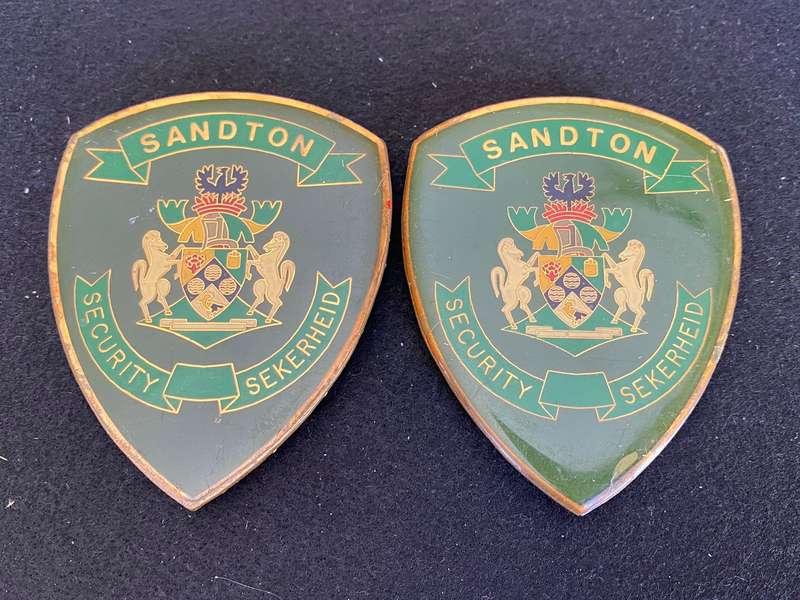 SANDTON SECURITY FLASH PAIR- PINS INTACT