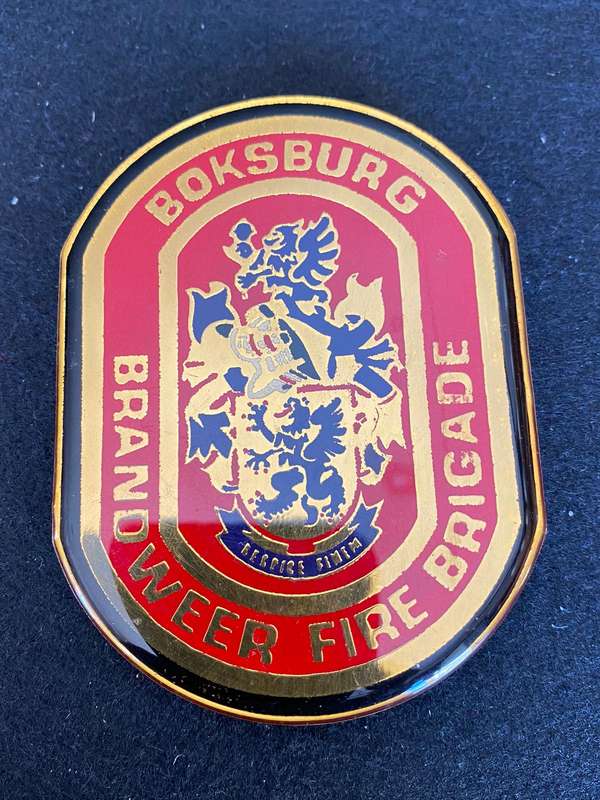 BOKSBURG FIRE BRIGADE FLASH- 3 PINS