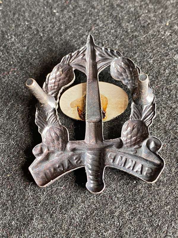 EASTERN TRANSVAAL COMMAND PROVOST UNIT CAP BADGE-APPROVED 1988- 2 X SCREW LUGS