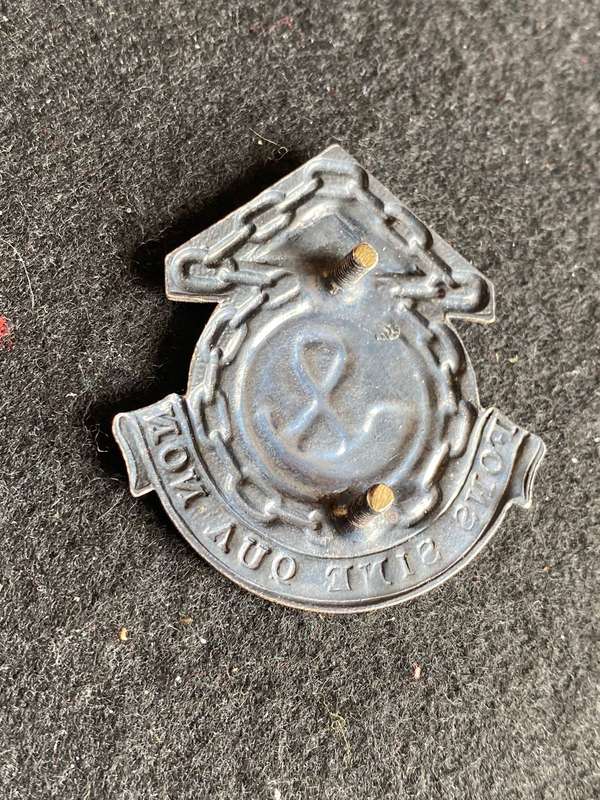 OFS COMMAND MAINTENANCE UNIT CAP BADGE- APPROVED 1986- 2 LUGS