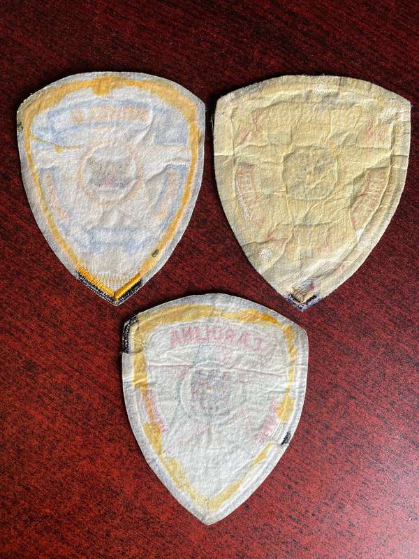 VINTAGE TRAFFIC PATCHES- 3 SOLD TOGETHER