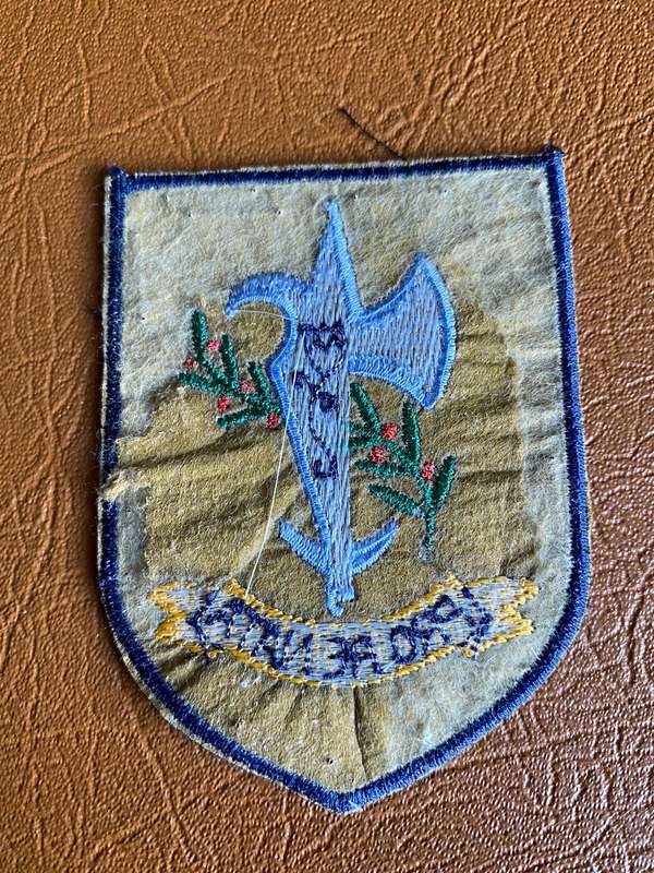 17 SQUADRON PATCH-WORN FROM 1980'S ON RIGHT UPPER ARM-ORIGINAL USED ITEM