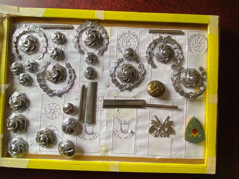 JOHANNESBURG FIRE BRIGADE BADGES AND RANKS-SOLD TOGETHER