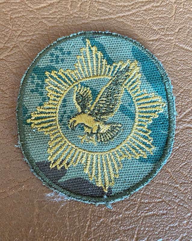 TASK FORCE CAP BADGE 1ST TYPE-WORN FOR VRYSTAAT PERIOD THEN MADE OBSELETE