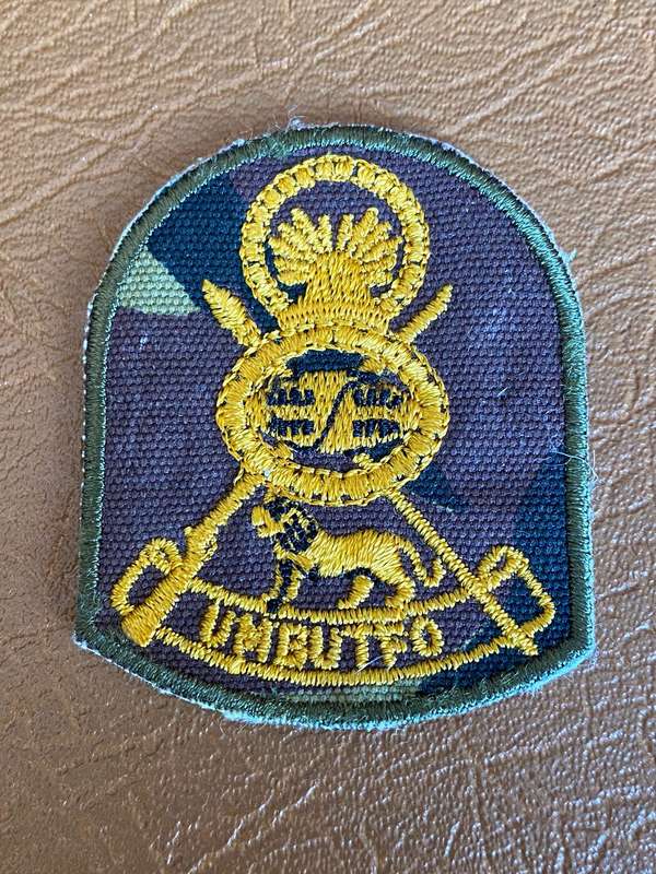 SWAZILAND ARMED (ARMY) CAP BADGE