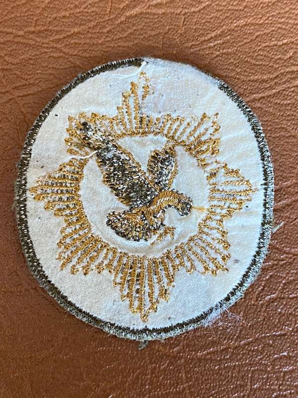 TASK FORCE CAP BADGE 1ST TYPE-WORN FOR VRYSTAAT PERIOD THEN MADE OBSELETE
